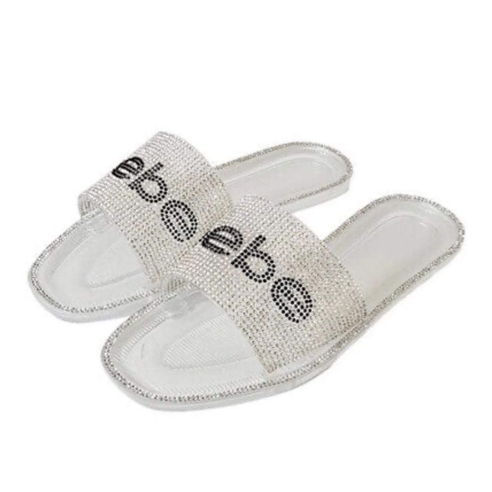 Women’s Bebe Slides in size 8 but fit like a 7
